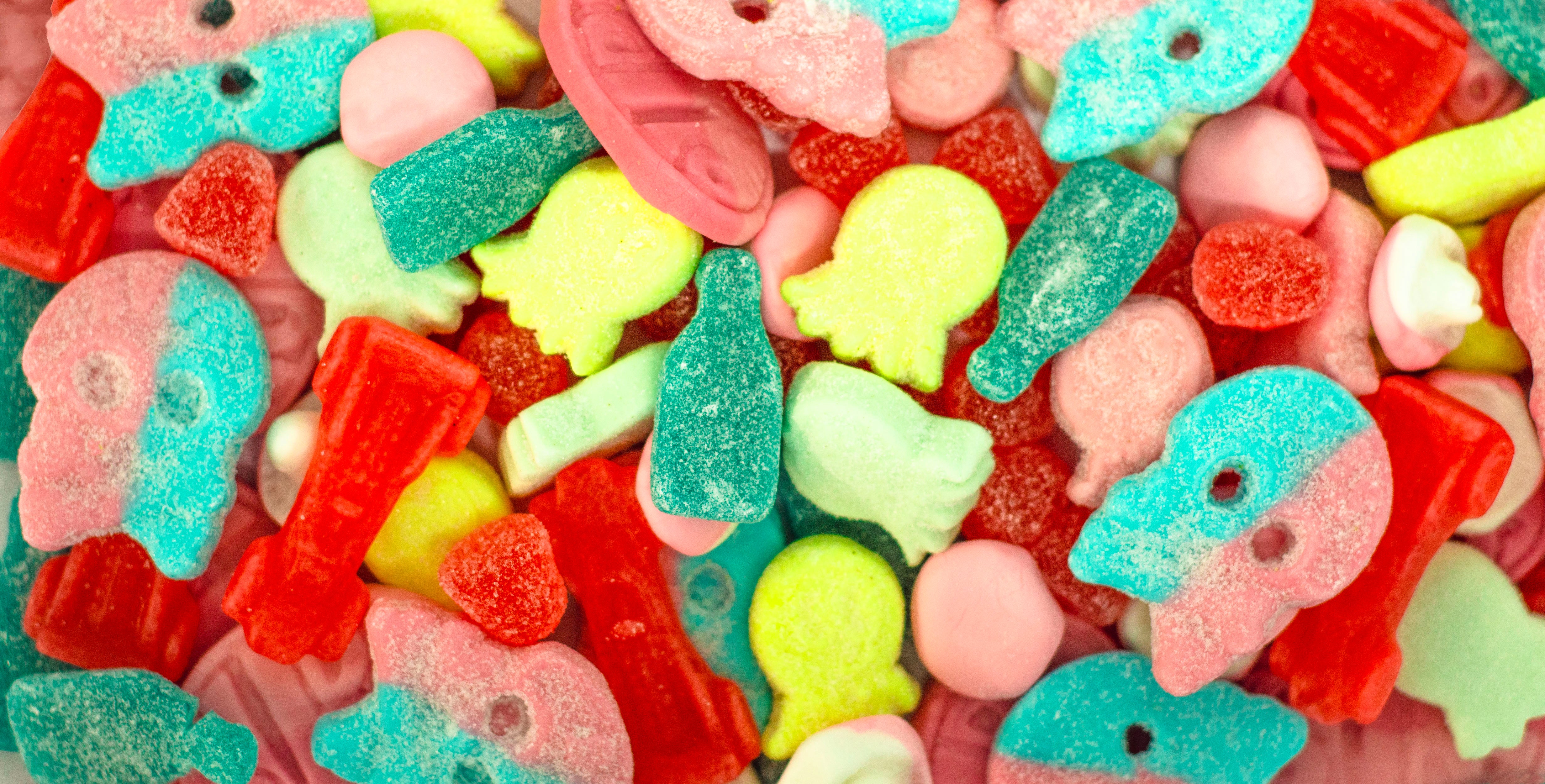 Colorful candy background
